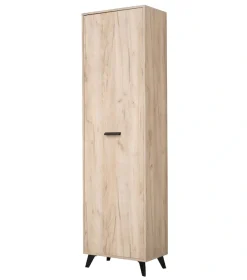 OTTO home Garderobenschrank »Umbria, Kleiderschrank, Stauraumschrank, Flurschrank, Höhe 192 cm« mit einer Kleiderstange, mit schwarzen Beinen