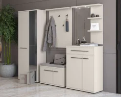 OTTO home Garderobenschrank »Opera, Kleiderschrank« (H/B/T): 194/76/36cm, 1 Stk. tlg. UV-lackiert, hochwertige Beschläge, Soft-Close Funktion