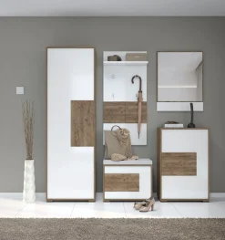 OTTO home Garderobenschrank »Stela« (H/B/T): 197/62,4/35,7cm,mit Push-to-open-Funktion