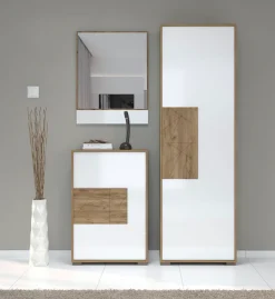 OTTO home Garderobenschrank »Stela« (H/B/T): 197/62,4/35,7cm,mit Push-to-open-Funktion