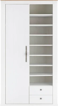 OTTO home Garderobenschrank »Westminster, Schrank im Landhausstil, Hochschrank, Schuhschrank«
