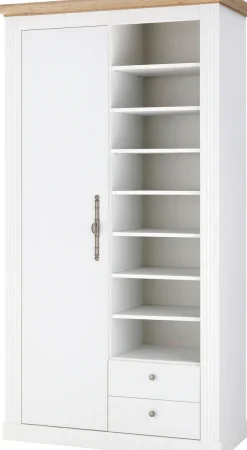 OTTO home Garderobenschrank »Westminster, Schrank im Landhausstil, Hochschrank, Schuhschrank«