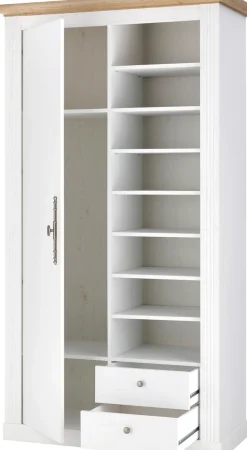 OTTO home Garderobenschrank »Westminster, Schrank im Landhausstil, Hochschrank, Schuhschrank«