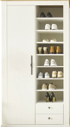 OTTO home Garderobenschrank »Westminster, Schrank im Landhausstil, Hochschrank, Schuhschrank«