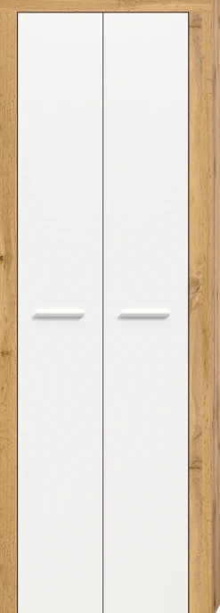 OTTO home Garderobenschrank »AOSTA, Höhe 191cm, 2 Türen, 1 Boden, 1 Kleiderstange« in verschiedenen Farbausführungen erhältlich, individuell kombinierbar, 1 Stk. tlg. Flurschrank, Kleiderschrank, Hochschrank, Garderobe, Flur, Schrank