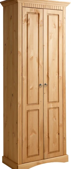 OTTO home Garderobenschrank »Rustic« aus massiver Kiefer, Breite 71 cm, Kassettenoptik