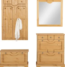 OTTO home Garderoben-Set »Klera« Set, 4 Stk. tlg.