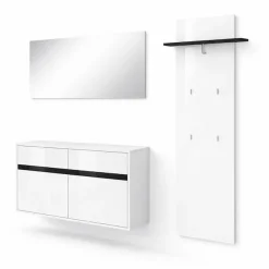 OTTO home Garderoben-Set »Locco Flurmöbel, Dielenmöbel, Flurschrank, Flurgarderobe B: ca 150 cm« 3 Stk. tlg.