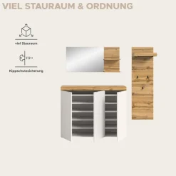 OTTO home Garderoben-Set »MAMBO II, 3-teilig, hängend oder stehend montierbar« 3 Stk. tlg.