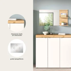OTTO home Garderoben-Set »MAMBO II, 2-teilig, hängend oder stehend montierbar« 2 Stk. tlg.