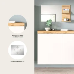 OTTO home Garderoben-Set »MAMBO II, 2-teilig, hängend oder stehend montierbar« 2 Stk. tlg.