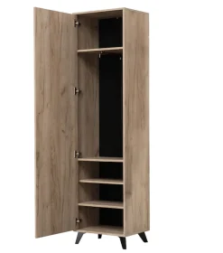 OTTO home Garderoben-Set »Umbria, Flurmöbel, Dielenmöbel, Breite 175 cm, in Grau Eiche« Komplett-Set, 5-st, 5 Stk. tlg.