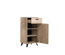 OTTO home Garderoben-Set »Umbria, Flurmöbel, Dielenmöbel, Breite 175 cm, in Grau Eiche« Komplett-Set, 5-st, 5 Stk. tlg.