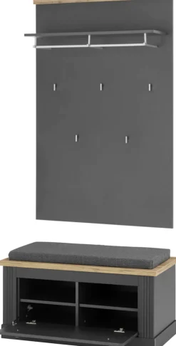 OTTO home Garderoben-Set »Westminster, Garderobe im Landhausstil, Komplettset mit viel Stauraum« 2 Stk. tlg.