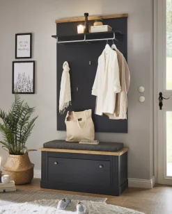 OTTO home Garderoben-Set »Westminster, Garderobe im Landhausstil, Komplettset mit viel Stauraum« 2 Stk. tlg.