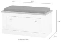 OTTO home Garderoben-Set »Westminster, Garderobe im Landhausstil, Komplettset mit viel Stauraum« 3 Stk. tlg.