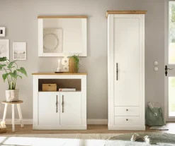 OTTO home Garderoben-Set »Westminster, Garderobe im Landhausstil, Komplettset mit viel Stauraum« 3 Stk. tlg.