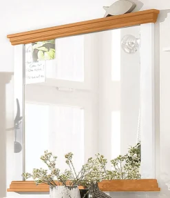OTTO home Garderobenspiegel »Basilico« Rahmen aus massiver Kiefer, FSC®, Breite 86 cm