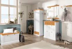OTTO home Garderobenspiegel »Basilico« Rahmen aus massiver Kiefer, FSC®, Breite 86 cm