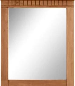 OTTO home Garderobenspiegel »Lisa« mit dekorativen Fräsungen, Spiegelfläche ca. 44 x 56 cm