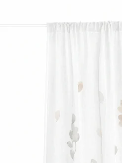 OTTO home Gardine »Reeffa« Multifunktionsband 1 Stk. tlg. sanfter Blätterdruck, mit Lichtschutz