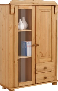 OTTO home Highboard »Adele« Stauraumschrank, 2-türig, Höhe 135 cm, aus massiver Kiefer, FSC®