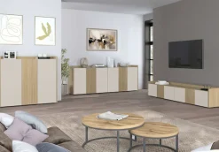 OTTO home Highboard »Highboard ALTEA, Kommode, Schrank, Kredenz« 1 Stk. tlg. Mit 3 Drehtüren, 6 Innenfächern, B.112,5 cm