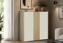 OTTO home Highboard »Highboard ALTEA, Kommode, Schrank, Kredenz« 1 Stk. tlg. Mit 3 Drehtüren, 6 Innenfächern, B.112,5 cm
