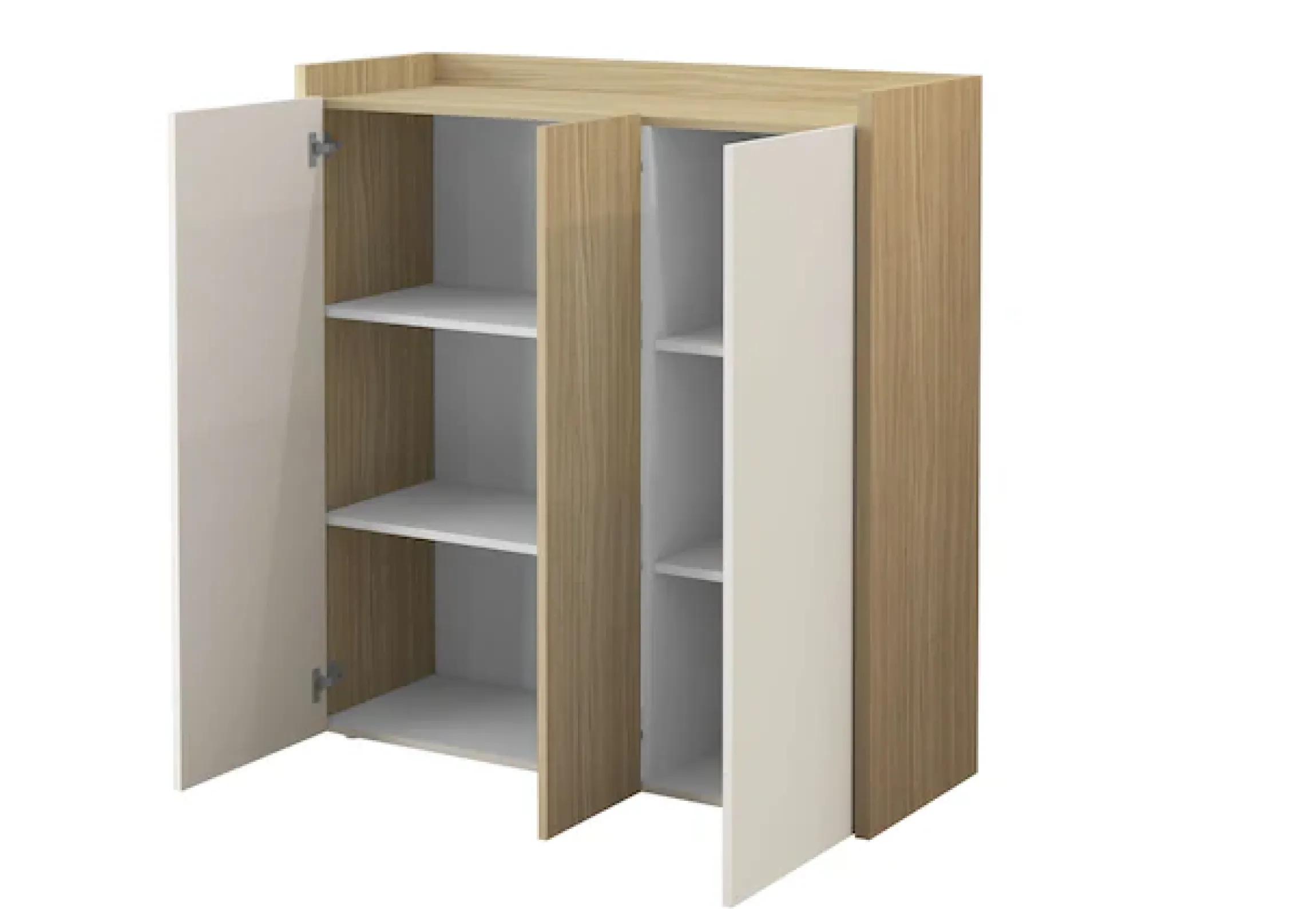 OTTO home Highboard »Highboard ALTEA, Kommode, Schrank, Kredenz« 1 Stk. tlg. Mit 3 Drehtüren, 6 Innenfächern, B.112,5 cm