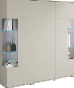 OTTO home Highboard »Kenia« 1 Stk. tlg. Modernes Highboard, mit Glastüren, Breite 135 cm