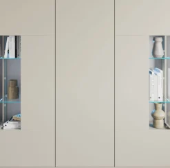OTTO home Highboard »Kenia« 1 Stk. tlg. Modernes Highboard, mit Glastüren, Breite 135 cm