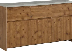 OTTO home Highboard »Maribo« Kommode im modernen Landhaus-Stil, mit Betontopplatte, Breite 140 cm