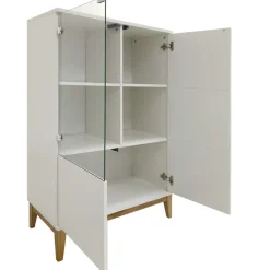 OTTO home Highboard »Maryd« Kommode, Midischrank, m. Glas- u. Holztüren, Einlegeböden, Breite 80cm
