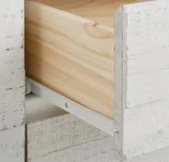 OTTO home Highboard »Morgan Midischrank« Kommode aus massivem Kiefernholz, eingefräste Griffmulden, Höhe 120 cm