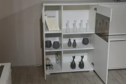 OTTO home Highboard »Piano Vitrine« (H/B/T): 123/90/40,2cm,UV lackiert, Soft-Close Funktion
