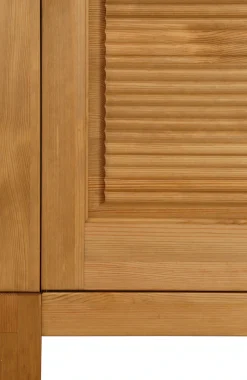 OTTO home Highboard »Rauna« Vitrine, Breite 111,6 cm, aus massiver Kiefer
