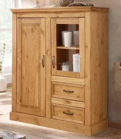 OTTO home Highboard »Selma« Vitrine, Breite 100 cm