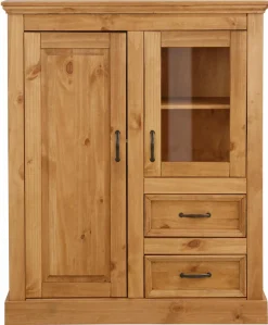 OTTO home Highboard »Selma« Vitrine, Breite 100 cm