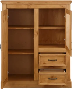 OTTO home Highboard »Selma« Vitrine, Breite 100 cm