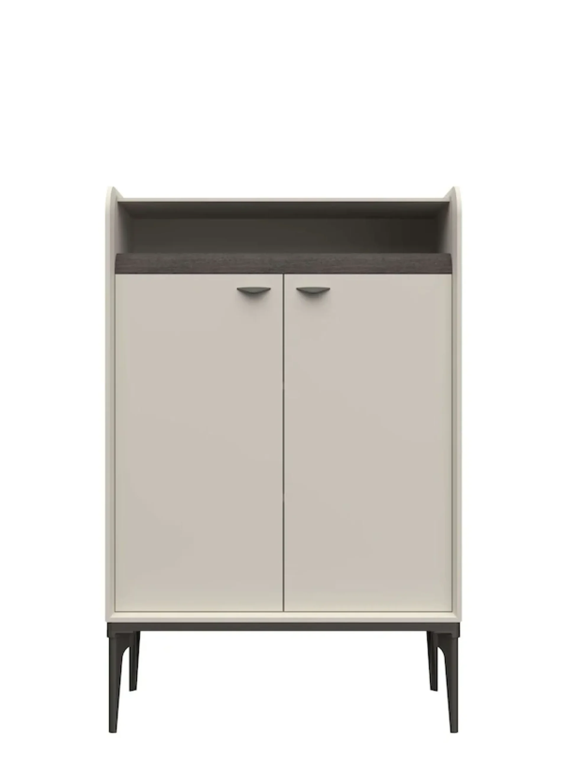 OTTO home Highboard »SofySideboard, Kommode, Anrichte, Schrank« UV lackiert, Soft Close Funktion, Metallgestell in Anthrazit Dekor