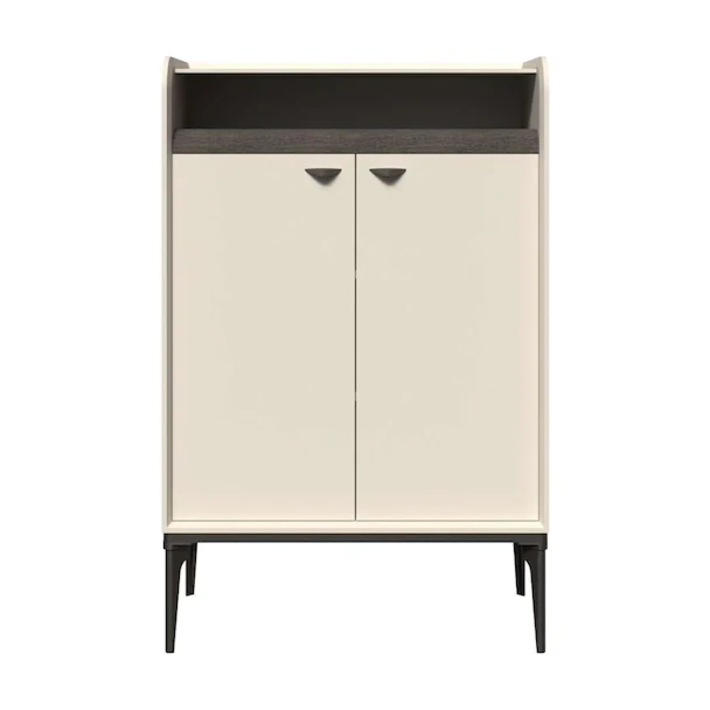 OTTO home Highboard »SofySideboard, Kommode, Anrichte, Schrank« UV lackiert, Soft Close Funktion, Metallgestell in Anthrazit Dekor