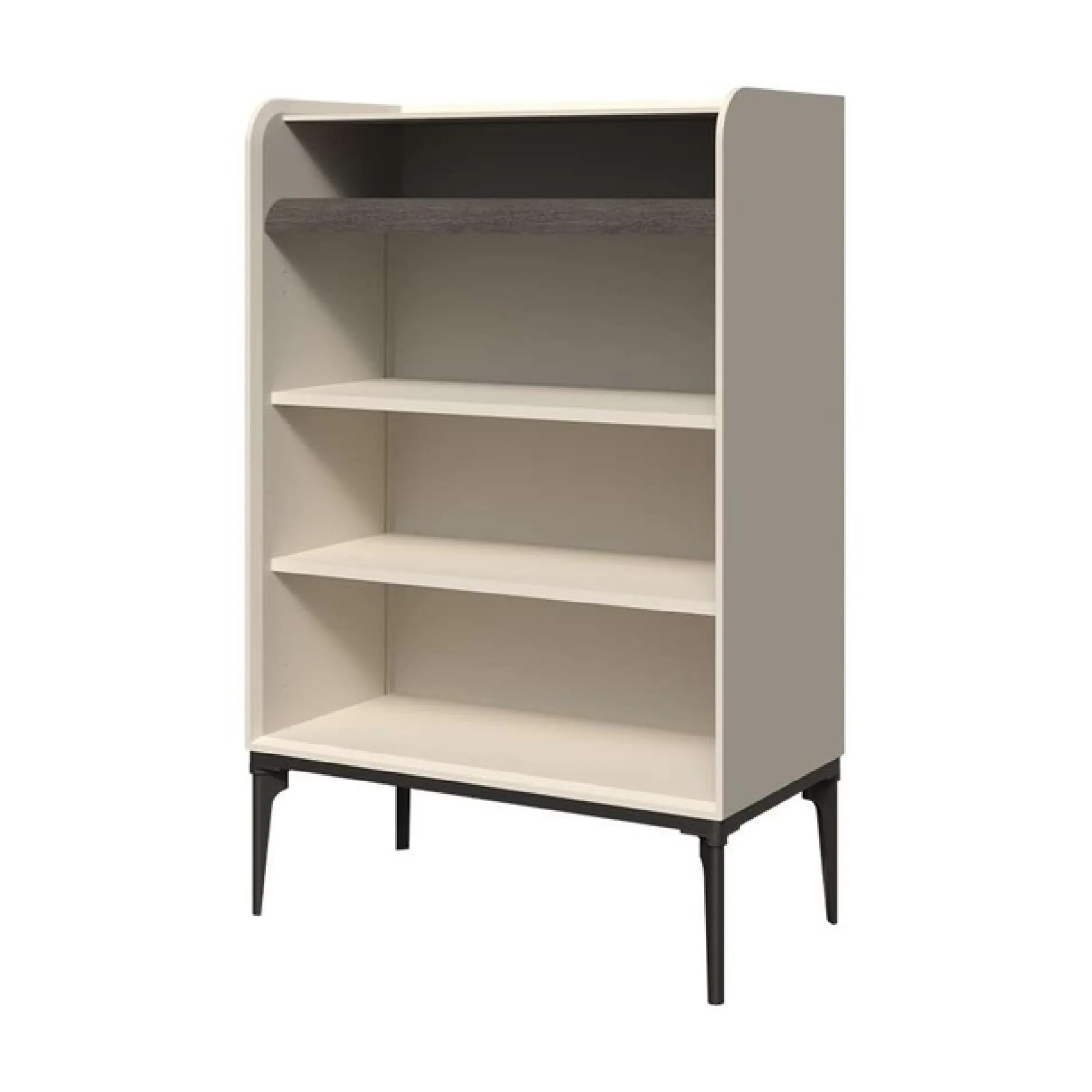OTTO home Highboard »SofySideboard, Kommode, Anrichte, Schrank« UV lackiert, Soft Close Funktion, Metallgestell in Anthrazit Dekor
