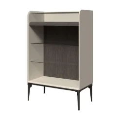 OTTO home Highboard »SofySideboard, Kommode, Anrichte, Schrank« UV lackiert, Soft Close Funktion, Metallgestell in Anthrazit Dekor