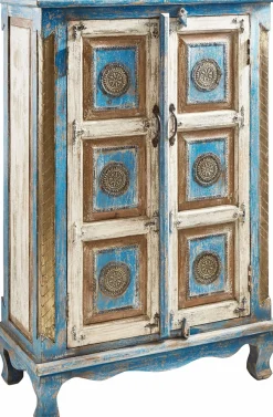OTTO home Highboard Stauraumschrank, Höhe 120 cm, mit aufwendiger Schnitzerei