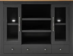 OTTO home Highboard »Westminster, Schrank im Landhausstil, Hochkommode, Stauraumelement« Metallgriffe, ausreichend Stauraum, in 2 Farben erhältlich