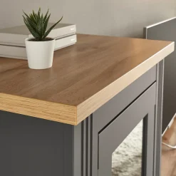 OTTO home Highboard »Westminster, Schrank im Landhausstil, Hochkommode, Stauraumelement« Metallgriffe, ausreichend Stauraum, in 2 Farben erhältlich
