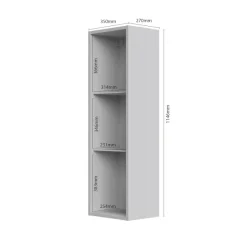 OTTO home Hängevitrine »Gala« (H/B/T): 115/35/30cm,UV lackiert, kratzfest, hochglänzend, mit Beleuchtung