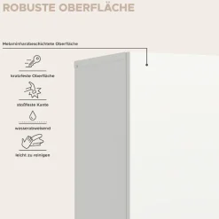 OTTO home Hochschrank »MAOI, Höhe 194 cm, 4 Türen, 1 offenes Fach« Badezimmerschrank, Schrank, Badschrank, Midischrank, Bad, Badezimmer
