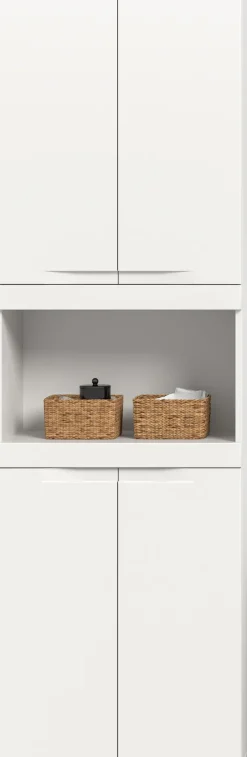 OTTO home Hochschrank »MAOI, Höhe 194 cm, 4 Türen, 1 offenes Fach« Badezimmerschrank, Schrank, Badschrank, Midischrank, Bad, Badezimmer