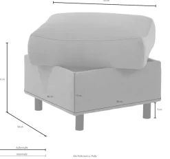 OTTO home Hocker »Boccaccio« mit Stauraum, passend zur Serie